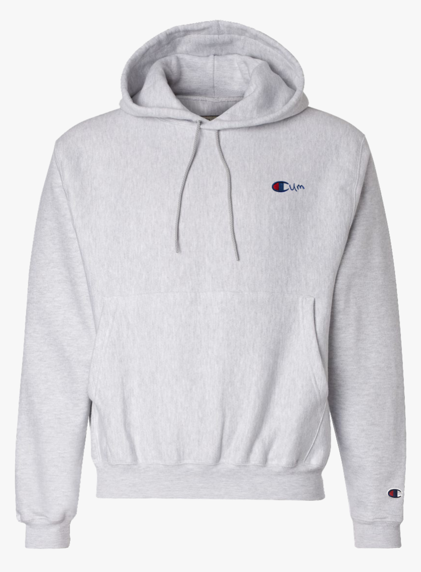 blank black champion hoodie