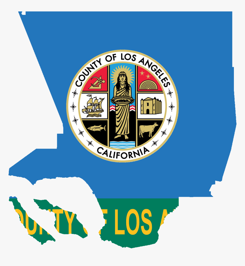 Flag Map Of Los Angeles County, California - Seal Of Los Angeles County, California, HD Png Download, Free Download