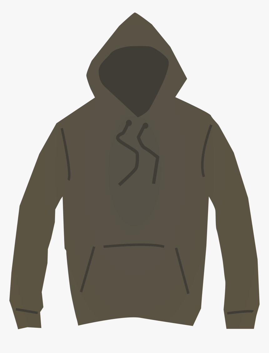 Brown Hooded Jumper Big - Hoodies Clipart, HD Png Download, Free Download