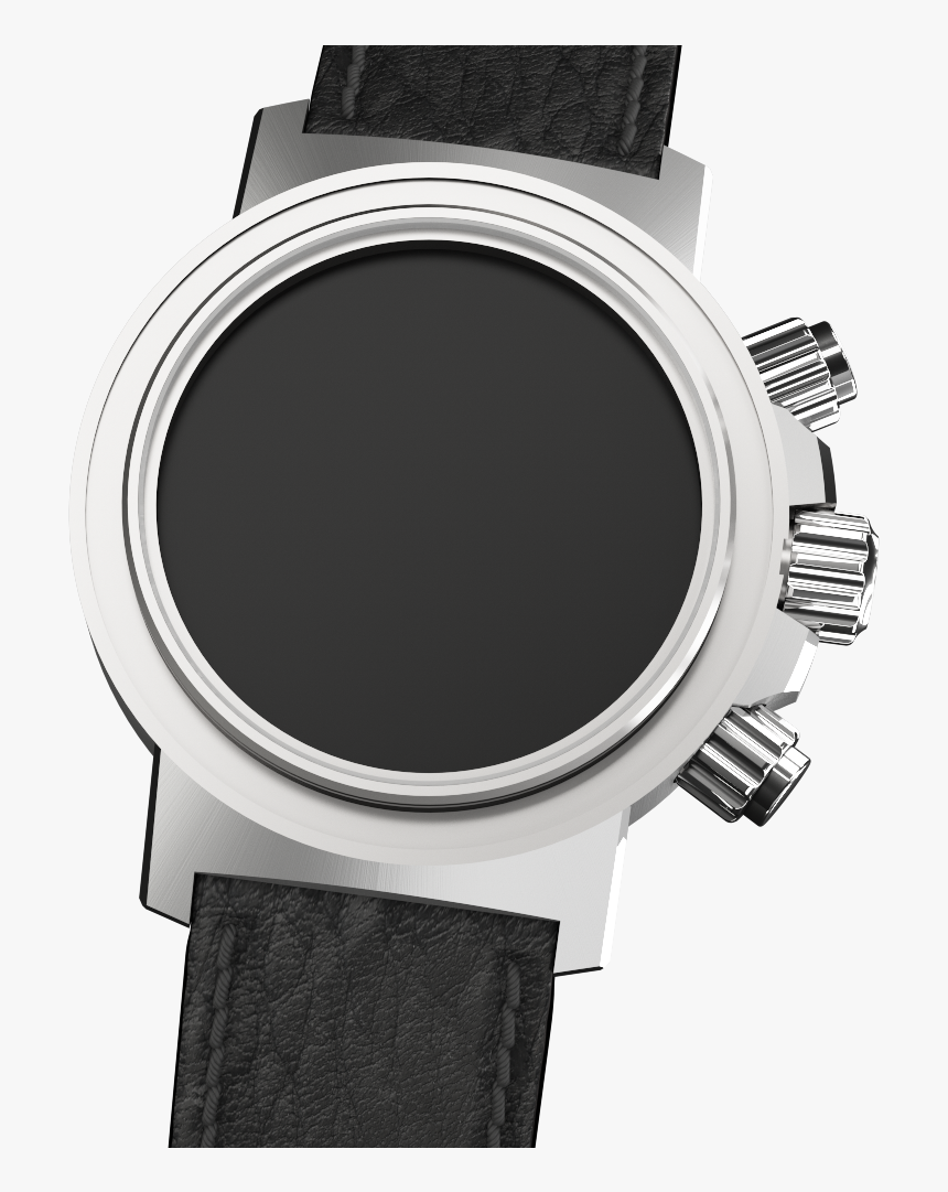 Ss Leather Analog Watch - Analog Watch, HD Png Download, Free Download