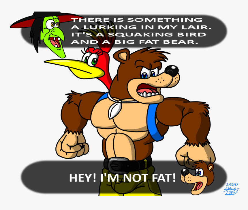 Do I Look Fat - Fat Banjo And Kazooie, HD Png Download, Free Download