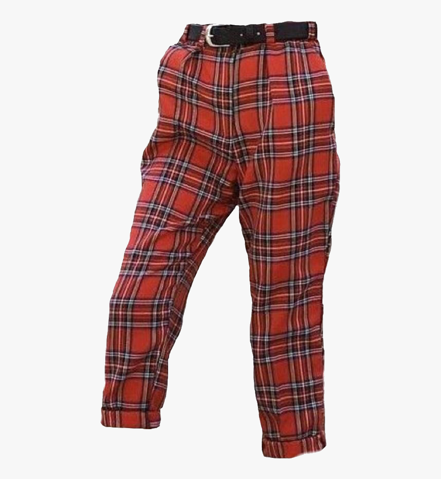 #png #niche #pants #pant #bottoms #aesthetic #tumblr - Red Plaid Pants Aesthetic, Transparent Png, Free Download