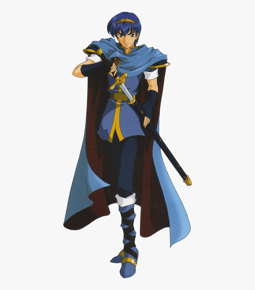 332kib, 434x899, Marth - Fire Emblem Mystery Of The Emblem Marth, HD Png Download, Free Download