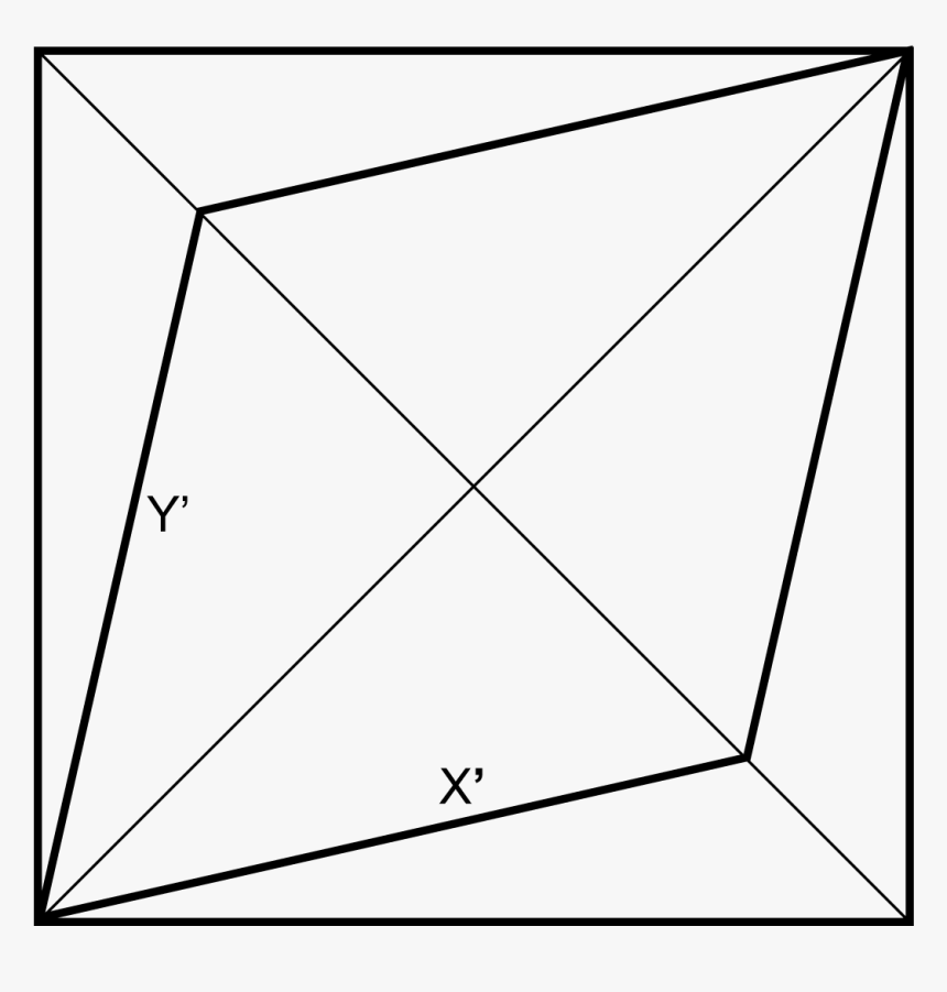 Unit Square And Parallelogram - Triangle, HD Png Download, Free Download