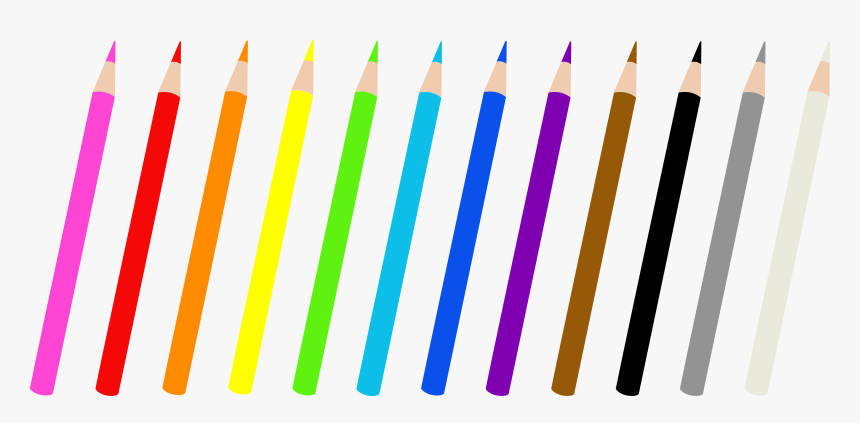 Pencils Single - Colored Pencil Clipart, HD Png Download, Free Download