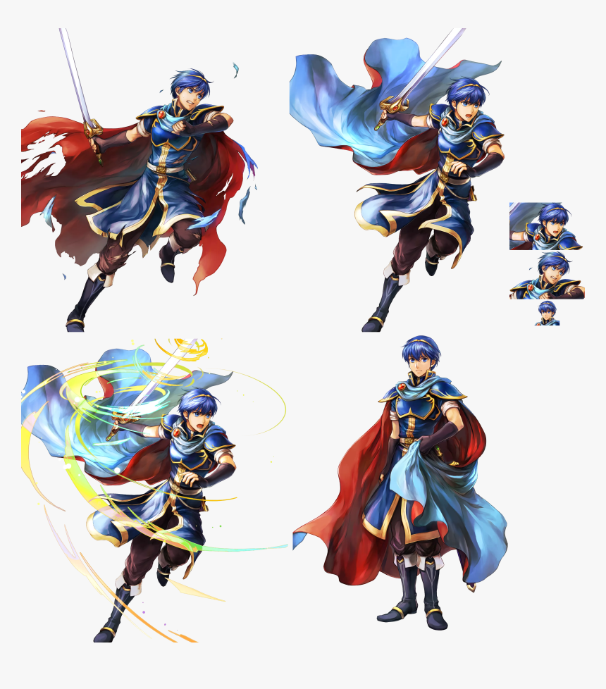 Click For Full Sized Image Marth - Marth Fire Emblem Heroes, HD Png Download, Free Download
