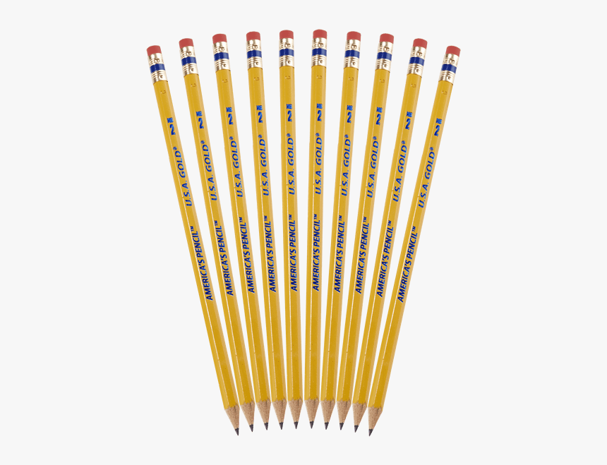 Number 2 Pencils - Regular Pencils, HD Png Download, Free Download
