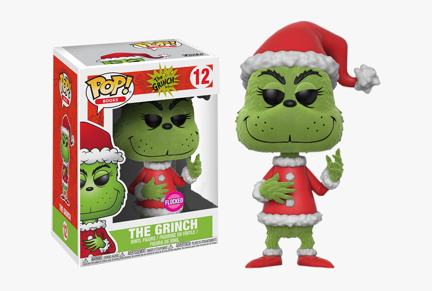 Funko Pop Grinch Flocked, HD Png Download, Free Download