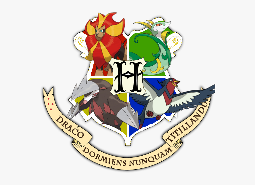 Hogwarts School Of Witchcraft And Wizardry - Hogwarts House Pokemon, HD Png Download, Free Download