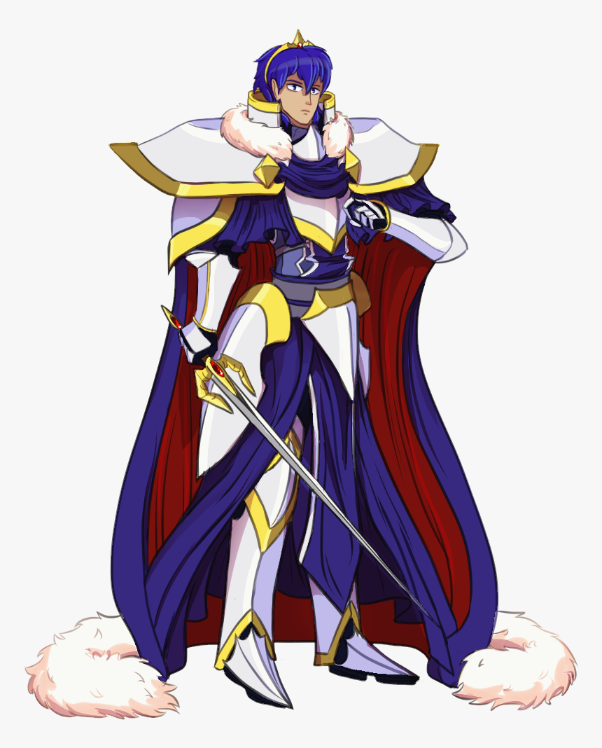 Drew Brave Marth Concept - Cartoon, HD Png Download, Free Download