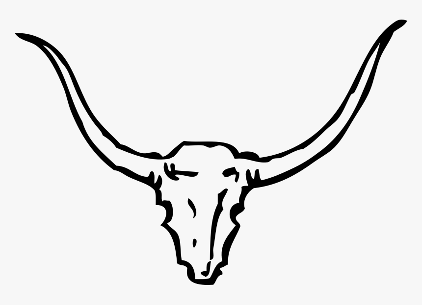 Bull Horns Clipart Black And White, HD Png Download, Free Download