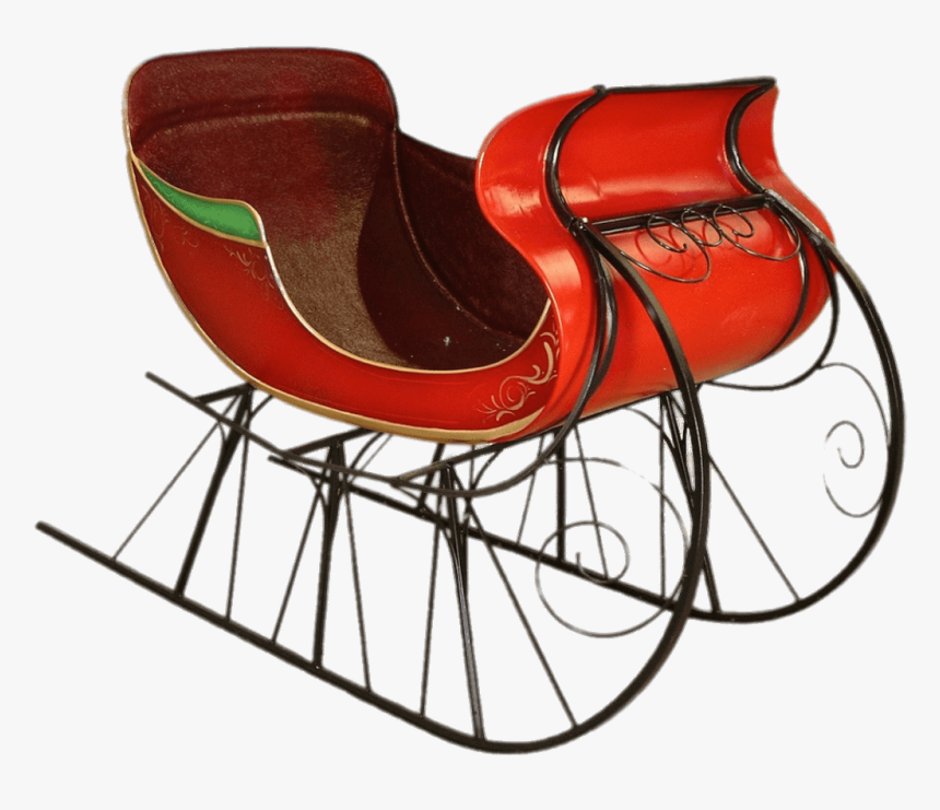 Santa"s Sleigh - Trineo Papa Noel Png, Transparent Png, Free Download