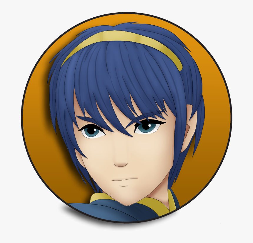 Home / Pin Back Buttons / Fire Emblem / Marth Pin Back - Taz, HD Png Download, Free Download