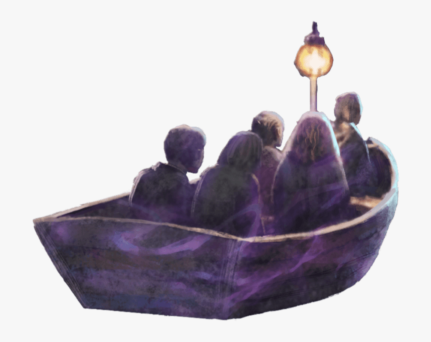 A Small Rowboat Filled With New Students - Hogwarts Boat, HD Png Download, Free Download