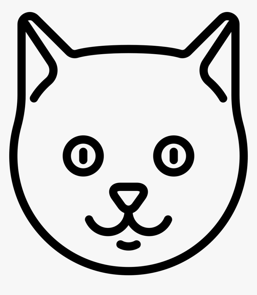 Cat Head - Cat Face Logo Png, Transparent Png, Free Download