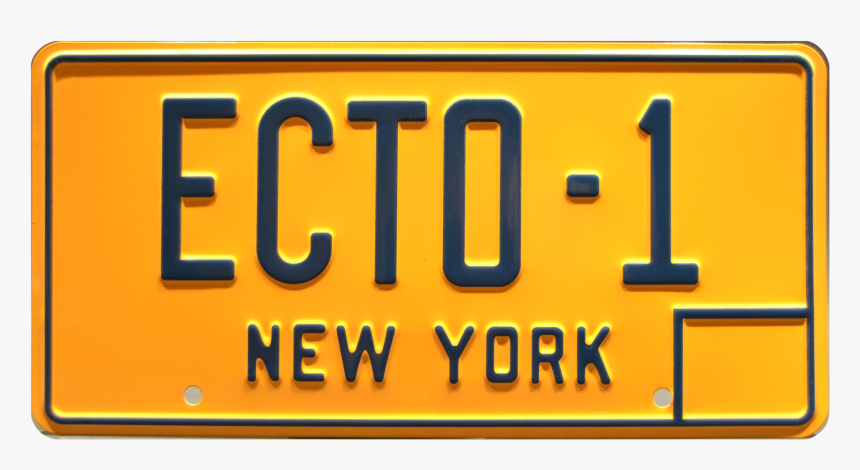 Ecto 1 Plate, HD Png Download, Free Download