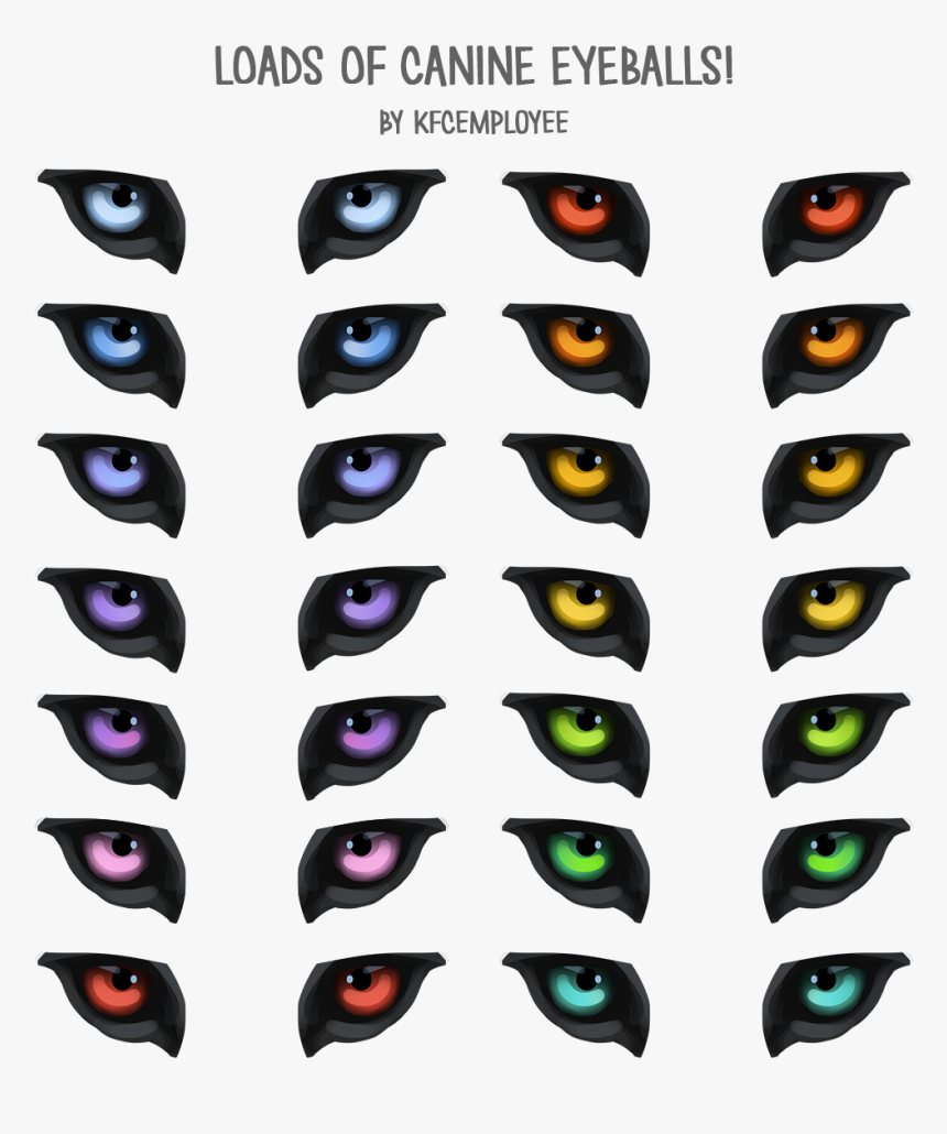 Free Canine Or Wolf Eyes Png And Psd - Wolf Eye Clipart, Transparent Png, Free Download