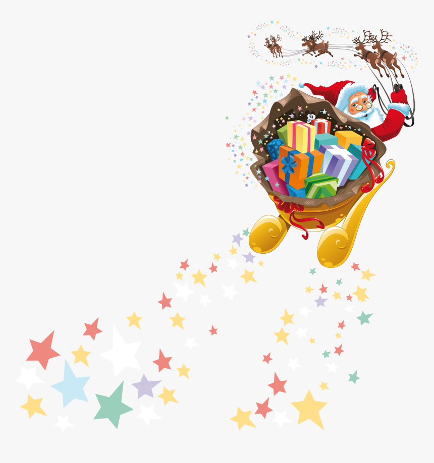 38662 - Slitta Di Babbo Natale Png, Transparent Png, Free Download