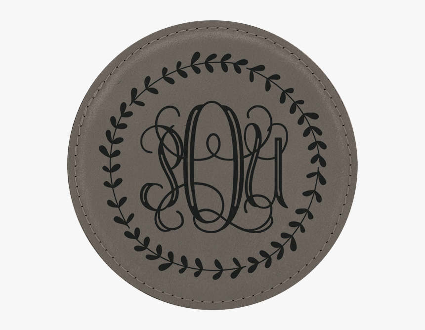 Laurel Wreath Monogram Coaster Set"
title="laurel Wreath - Soul Is Healed By Being With Children, HD Png Download, Free Download