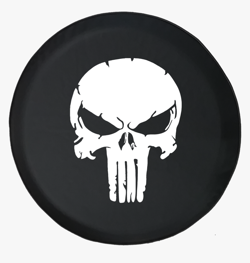 Cracked Punisher Skull With Angry Eyes Offroad Jeep - Punisher Skull Toyota, HD Png Download, Free Download