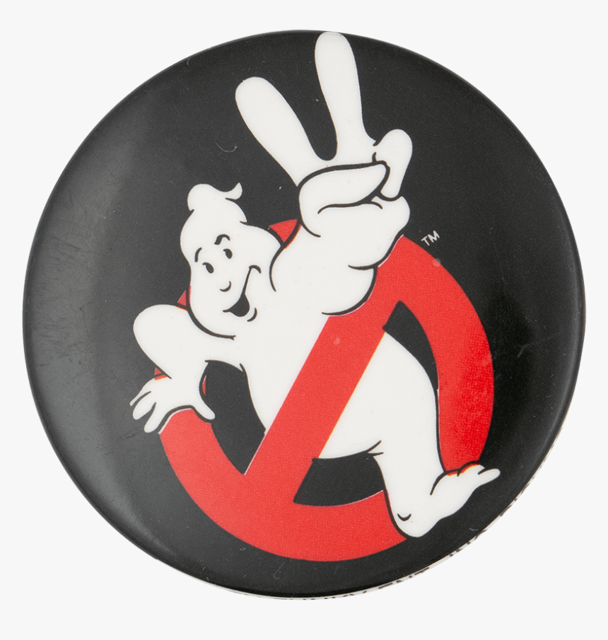 Ghostbusters Ii Black Entertainment Button Museum - Ghostbusters Ii, HD Png Download, Free Download