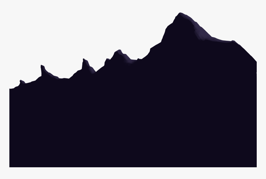 Png Transparent Mountain Hill Silhouette , Png Download - Transparent Mountain Silhouette, Png Download, Free Download