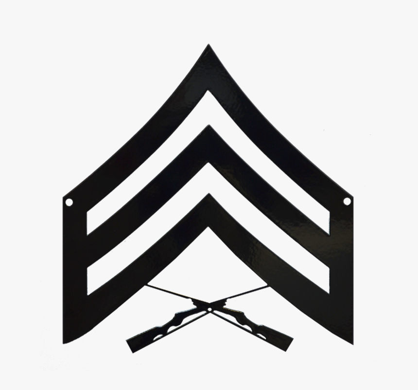 Sergeant Chevron Sign - Corporal Chevrons Png, Transparent Png, Free Download