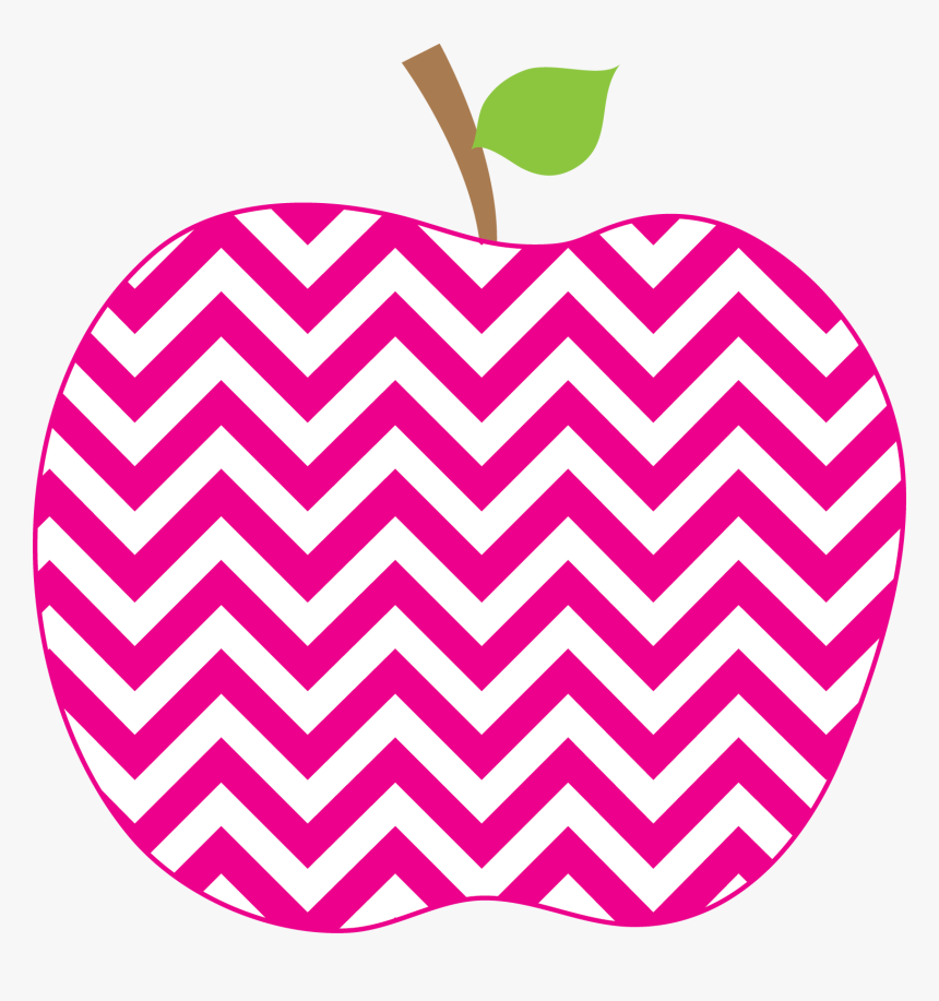 Apple Clipart Cute Chevron - Chevron Apple Clipart, HD Png Download, Free Download