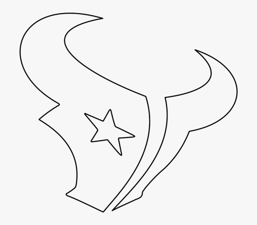 Transparent Houston Texans Logo Png - Line Art, Png Download, Free Download