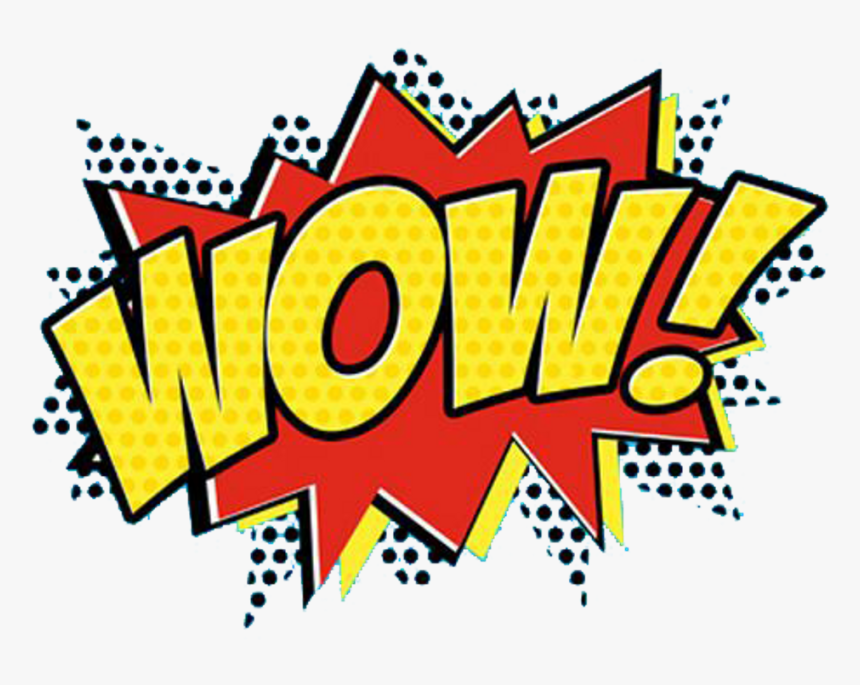 Word Expression Effect Comic - Wow Comic Book Png, Transparent Png, Free Download