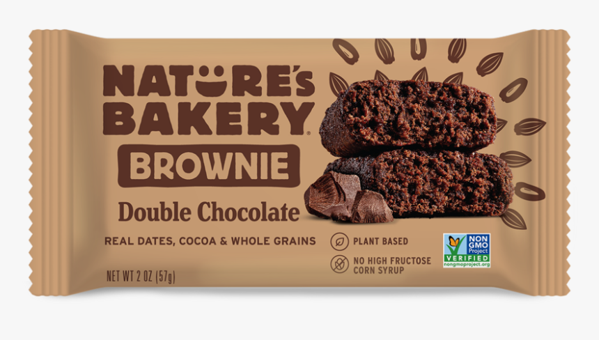 Nature's Bakery Double Chocolate Brownie, HD Png Download, Free Download