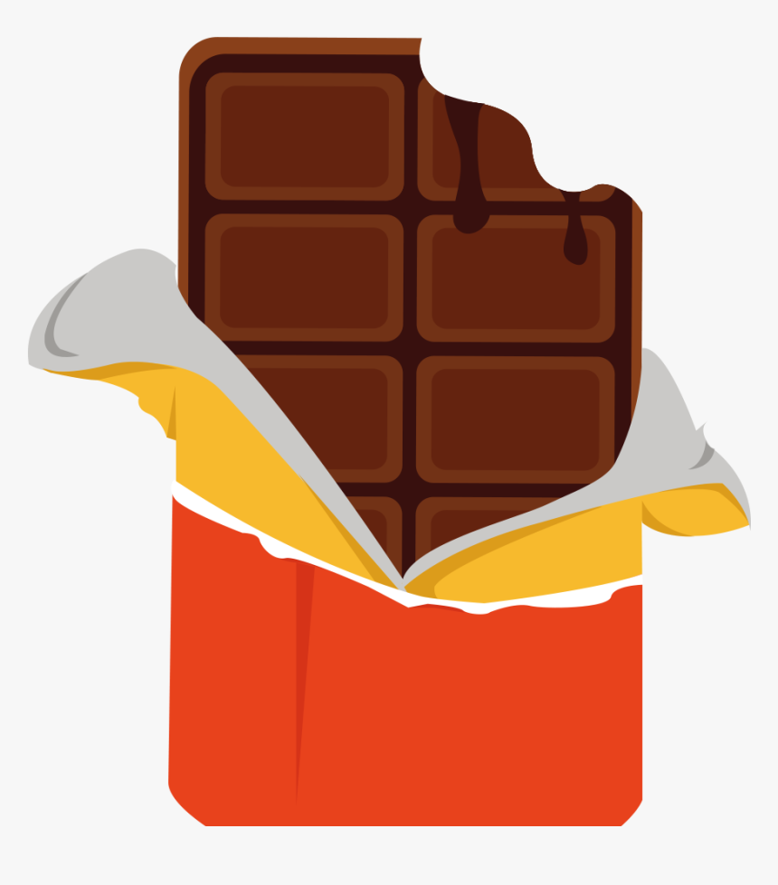 Chocolate Bar White Chocolate Chocolate Brownie - Chocolate Bar Vector Png, Transparent Png, Free Download