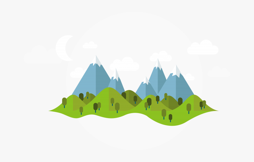 Transparent Mountain Cartoon Png - Illustration Mountain Vector Png, Png Download, Free Download