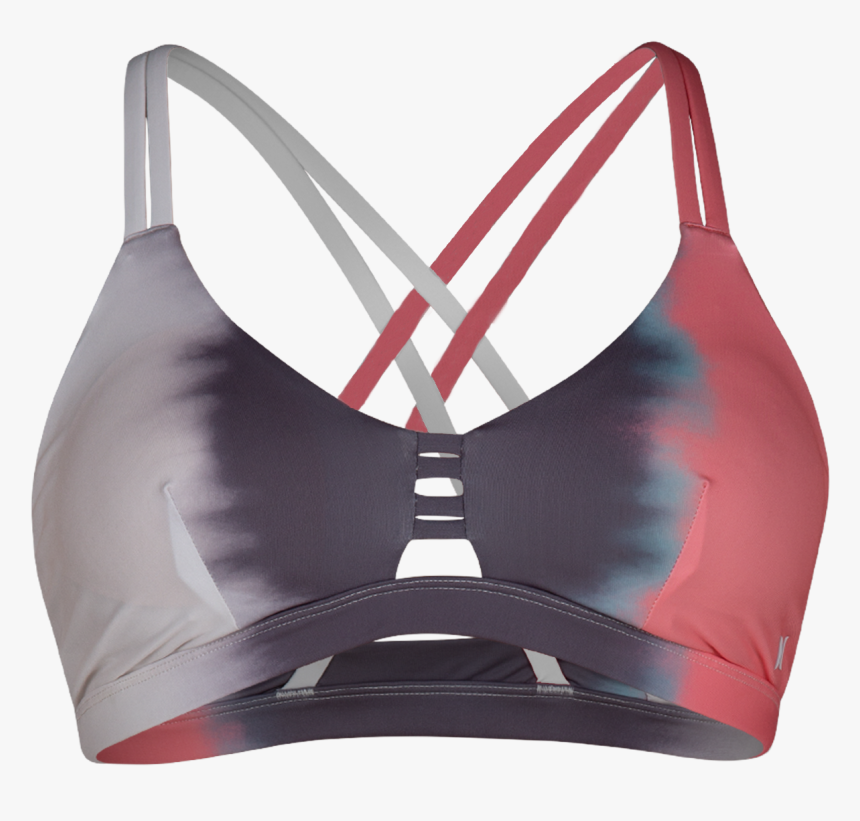 Hurley Quick Dry Max Gradient Surf Top Women"s Gunsmoke"
 - Sports Bra, HD Png Download, Free Download