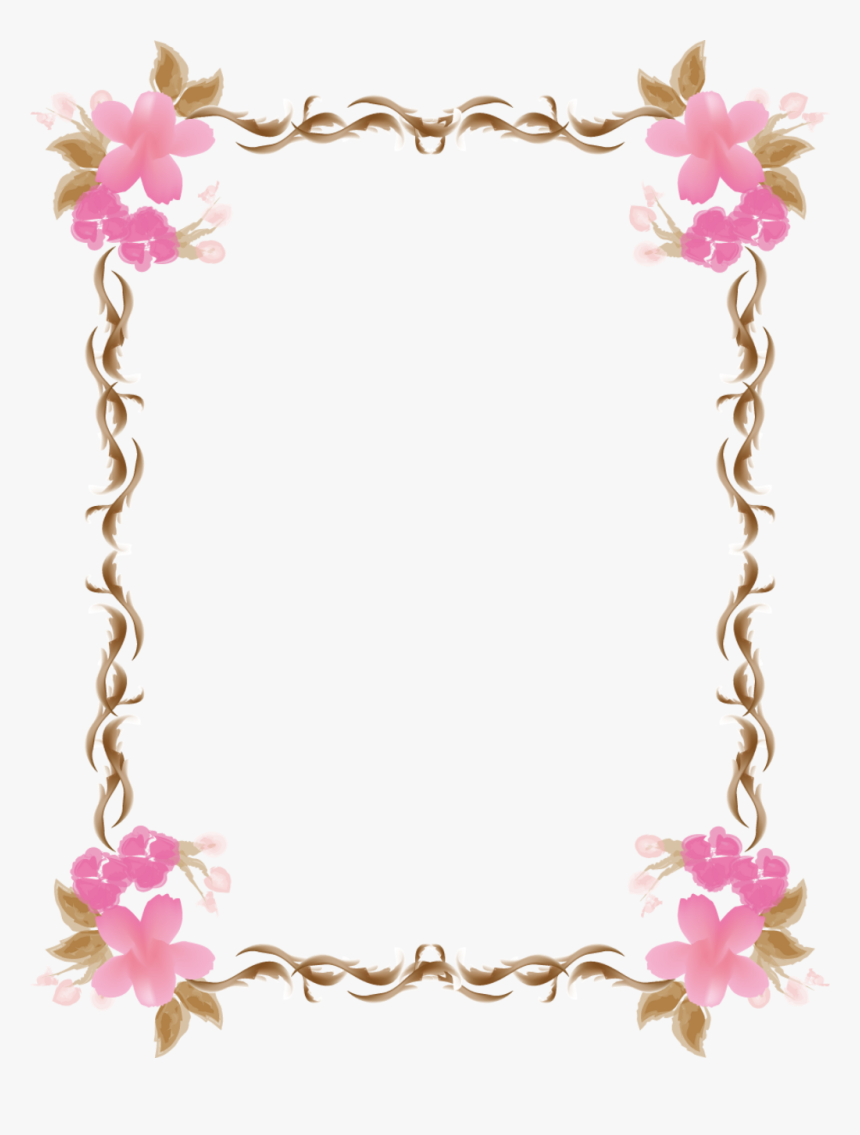 Flower Simple But Elegant Border Design - Design Wallpaper