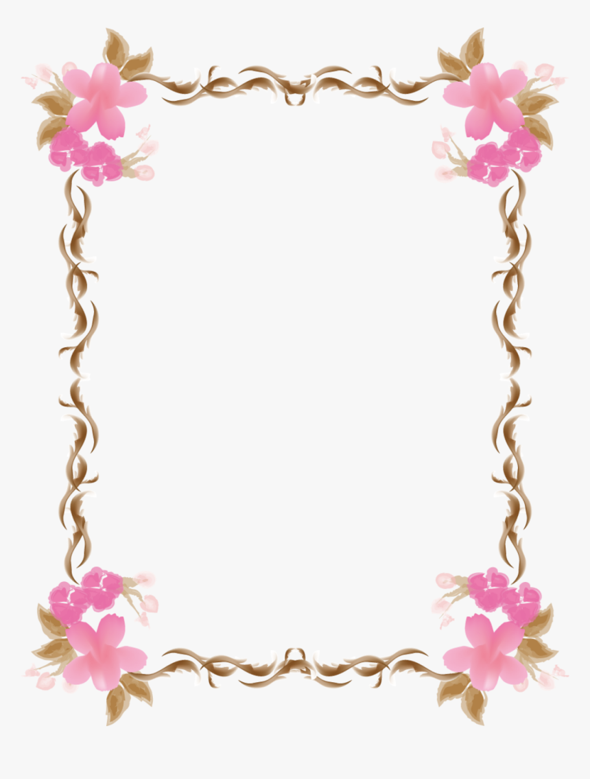 Simple Floral Border