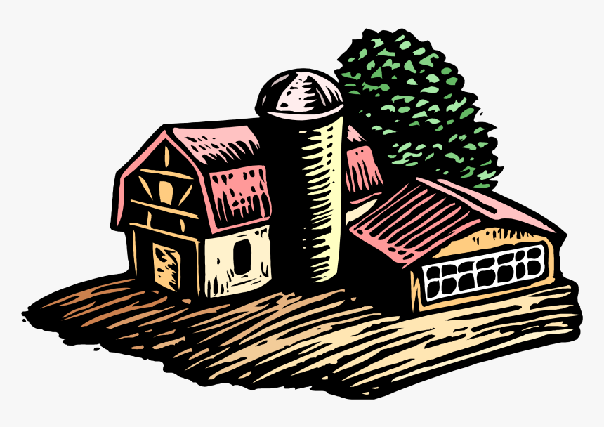 Farm Landscape , Transparent Cartoons - Farm Landscape, HD Png Download, Free Download