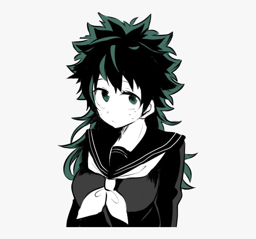 Transparent Midoriya Png - Female Izuku Midoriya Fanart, Png Download - kin...