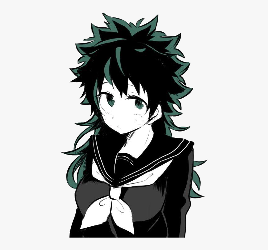 Transparent Midoriya Png - Female Izuku Midoriya Fanart, Png Download, Free Download