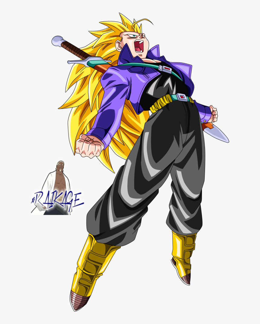 Trunks Render Photo - Trunks Ssj3, HD Png Download, Free Download