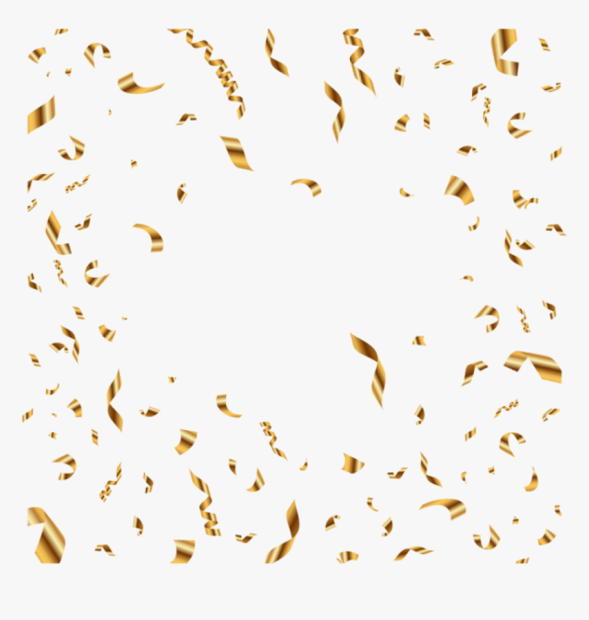 Free Gold Png Backgrounds - Transparent Background Confetti Png, Png Download, Free Download