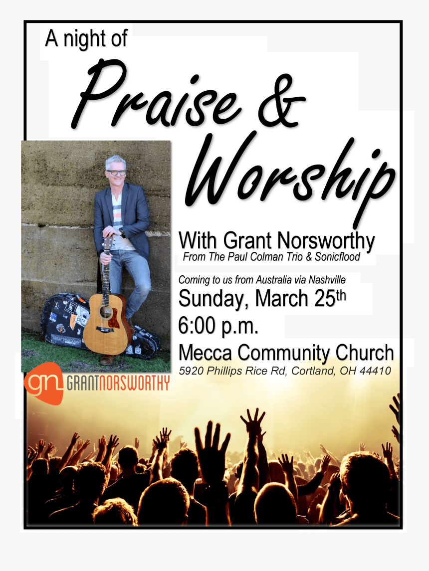 Praise & Worship With Grant Norsworthy Mecca Comm Church - Lego Man People Glasses, HD Png Download, Free Download