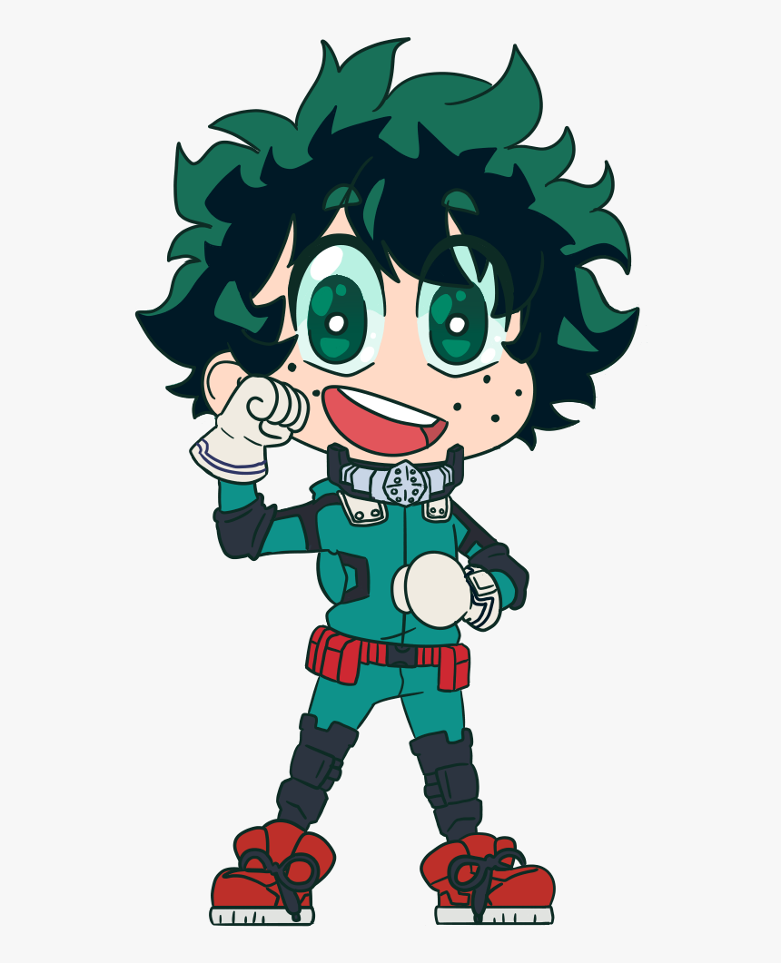 Chibi Deku-new - Cartoon, HD Png Download, Free Download