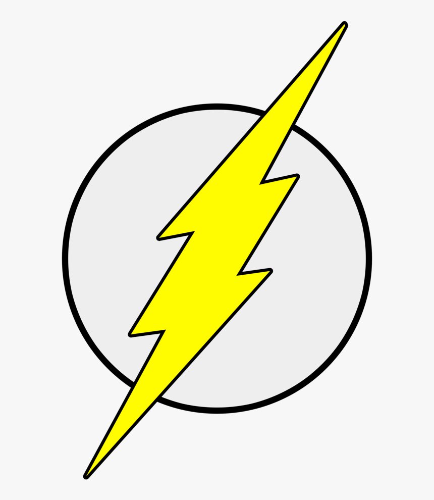 The Flash Logo Clipart , Png Download - Drawing, Transparent Png, Free Download