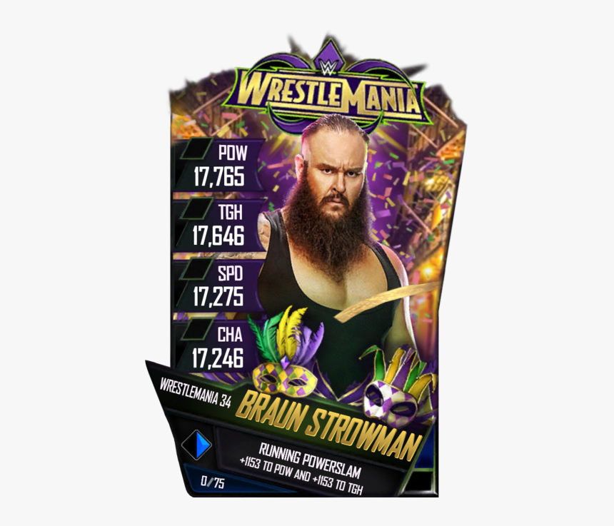 Wwe Supercard Cartas Wrestlemania 34, HD Png Download, Free Download