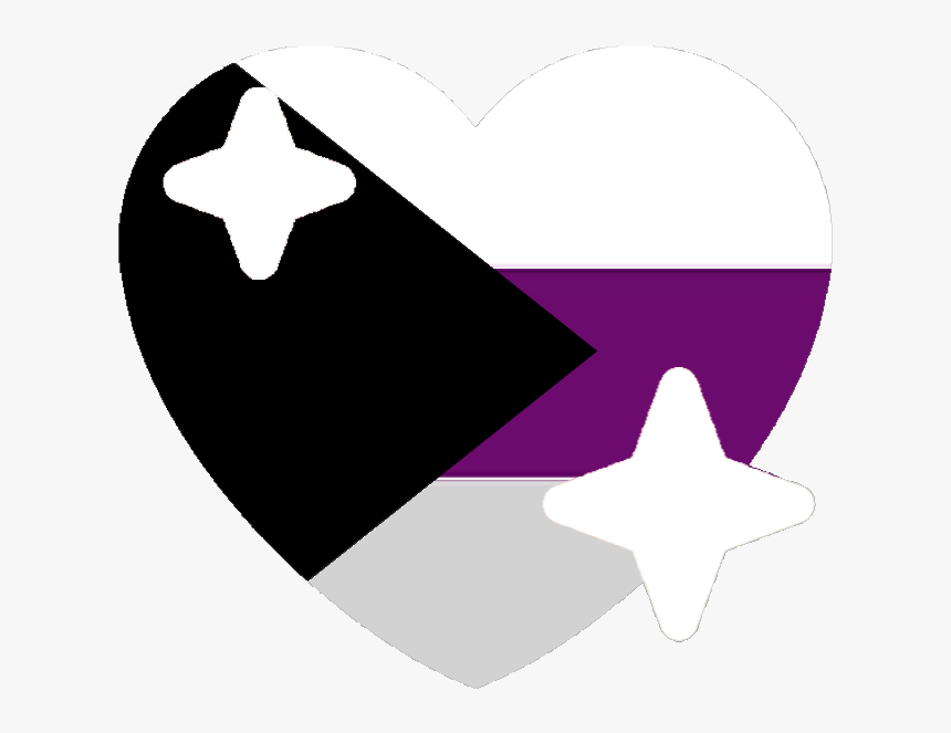 Demisexual Sparkle Heart Discord Emoji - Discord Pride Heart Emojis, HD Png Download, Free Download