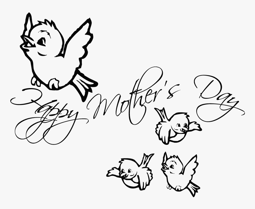 Hope Your Day Is Happy - Easy Bird Coloring Pages, HD Png Download, Free Download