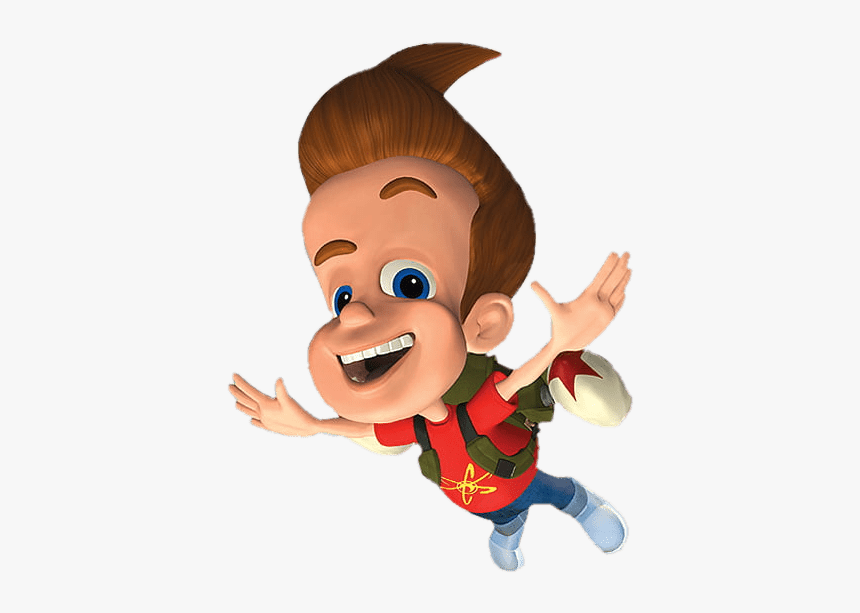 Jimmy Neutron Flying - Jimmy Neutron And Goddard, HD Png Download, Free Download