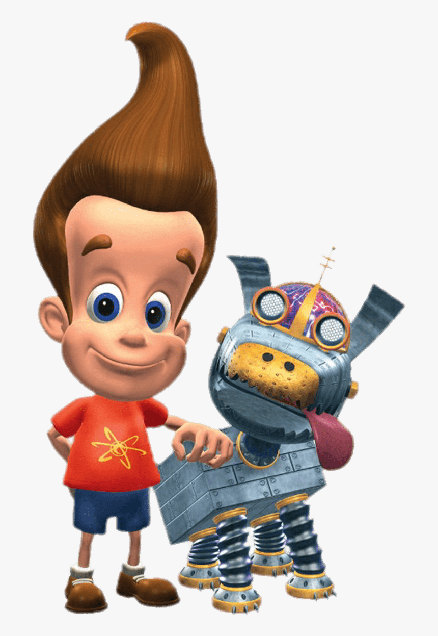 Jimmy Neutron And His Robotic Dog Goddard - Jimmy Neutron And Goddard, HD Png Download, Free Download