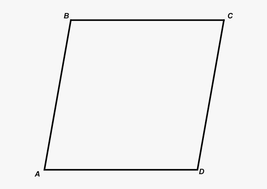 Math Clip Art Rhombus - Line Art, HD Png Download, Free Download